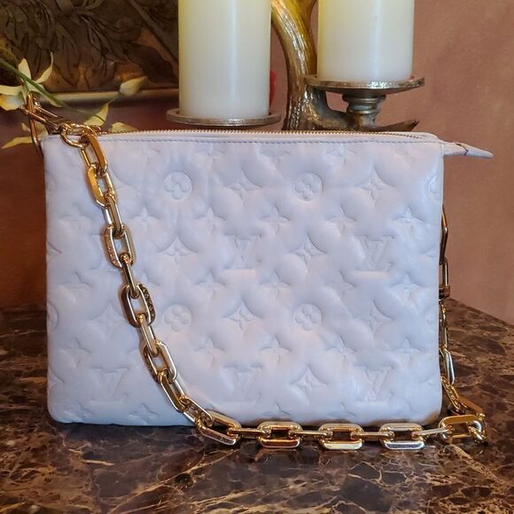 Authentic LOUIS VUITTON COUSSIN PM-Cream! - Picture 4 of 17